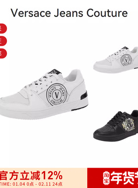 【甄品精选】VJC范思哲 男士印花系带厚底休闲运动鞋板鞋 YA3SJ1