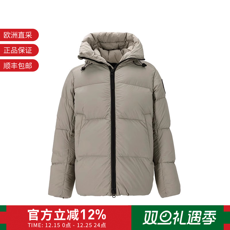 CANADAGOOSE男士连帽鸭绒羽绒服