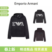 男士 EA阿玛尼 羊毛连帽长袖 卫衣运动衫 1NXQZ 6H1M81 甄品精选