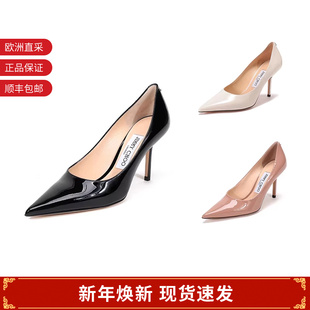 Choo周仰杰 Jimmy 女士漆皮尖头高跟鞋 LOVE PWJ 甄品精选