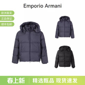 6D1BC3 可拆连帽面包服鸭绒羽绒服 1NNXZ 男士 EA阿玛尼