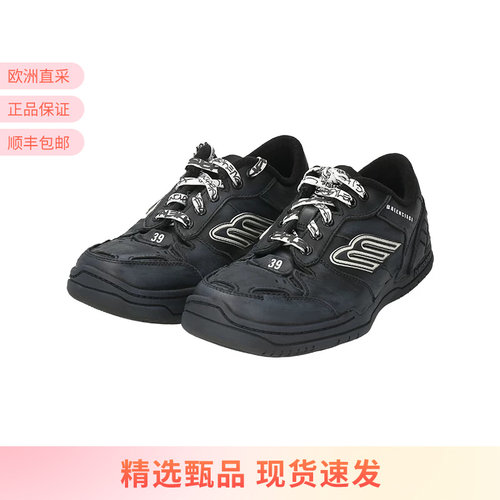 Balenciaga巴黎世家 男士复古做旧系带运动休闲鞋 841765 WCURB