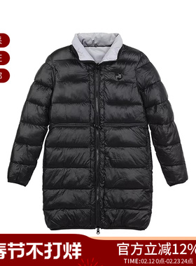 【甄品精选】MOSCHINO 女士中长款双面棉服外套 WK490 01 T006A