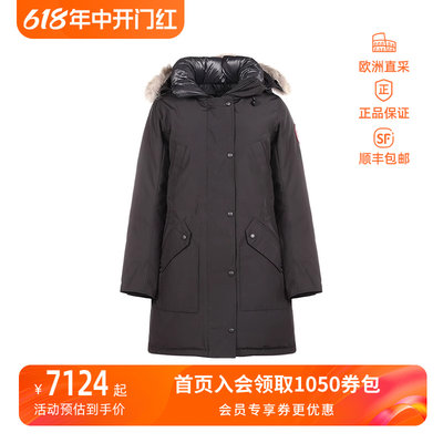 CANADA GOOSE 情人节 女士ELLESMERE派克大衣鸭绒羽绒服 6555L