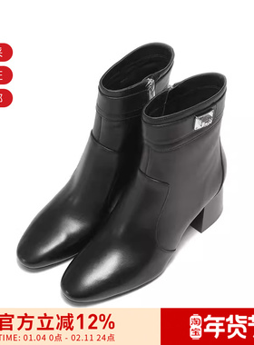【甄品精选】MICHAEL KORS女士PADMA高跟靴子短靴踝靴 40T2PDME5L