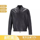 EM003538 羊皮革拉链皮衣皮夹克上衣外套 AF19283 男士 EA阿玛尼