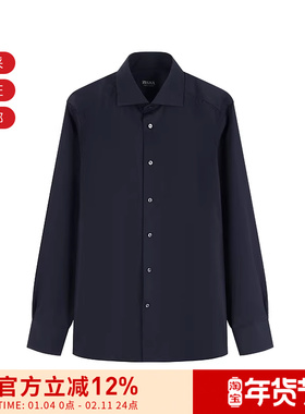 ZEGNA杰尼亚男士Trofeo Comfort正装商务长袖衬衫9MS0BA 2010