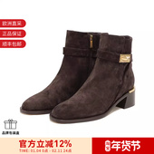 CHOO 女士粗跟中跟靴子短靴4.5cm DIANTHA JIMMY HLJ