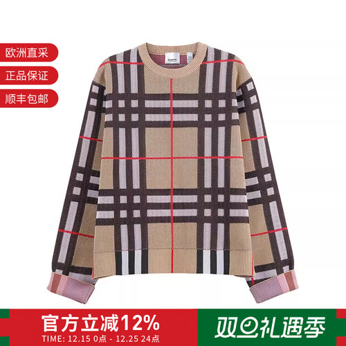 Burberry博柏利圆领针织衫毛衣