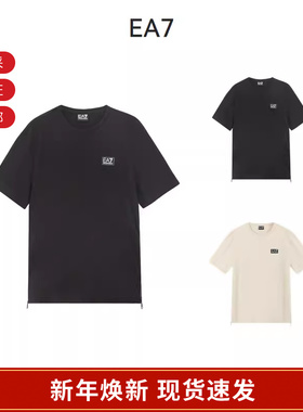 EA7阿玛尼男士圆领短袖T恤7M000516 AF14616
