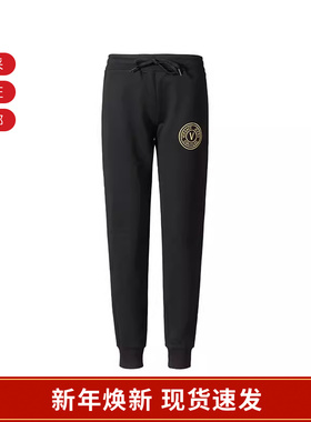 VJC范思哲 女士棉质束脚运动休闲裤长裤卫裤75HAAT06 CF06T