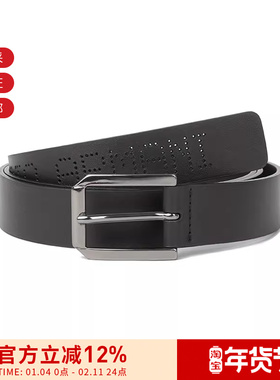 【甄品精选】EA阿玛尼 男士不可裁剪皮带腰带3cm Y4S558 Y720I