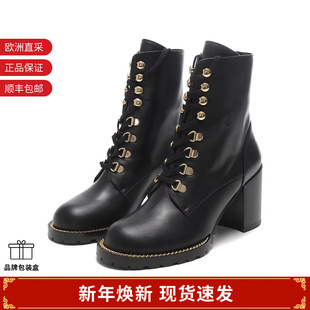 BLOCK Stuart KOLBIE 女士粗高跟短靴马丁靴 BOOTIE Weitzman