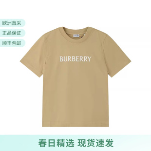 T恤 8118975 女士字母徽标胶印圆领短袖 BURBERRY博柏利