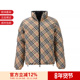 鹅绒隐藏式 BURBERRY博柏利男士 双面两穿短款 连帽羽绒服81101891