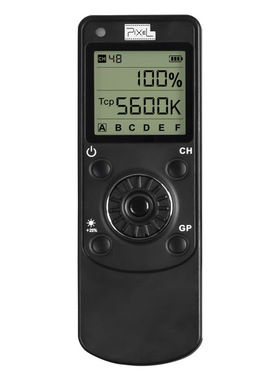 品色LC5摄影灯遥控器led补光灯控制器操控P45 P50 K60 K80 K80S K90 K90S系列通用户外视频灯 亮度无线摇控器