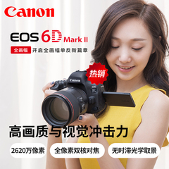 Canon/佳能6D Mark II专业高清数码单反相机6D2 EOS全画幅翻转屏