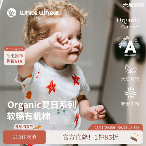 whitewheat海洋循环图短袖T恤