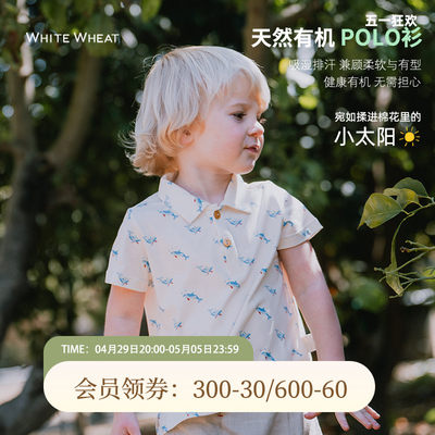 whitewheat休闲洋气polo衫短袖