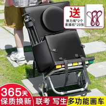 美术专用画车户外写生拉杆美术生艺考小推车联考校考集训画包推车多功能美术车画袋车拖车爬楼梯小拉车大容量