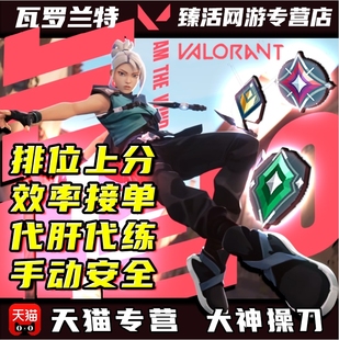 无畏契约端游手游代练瓦罗兰特国服陪玩打排位上分刷通行证定位赛