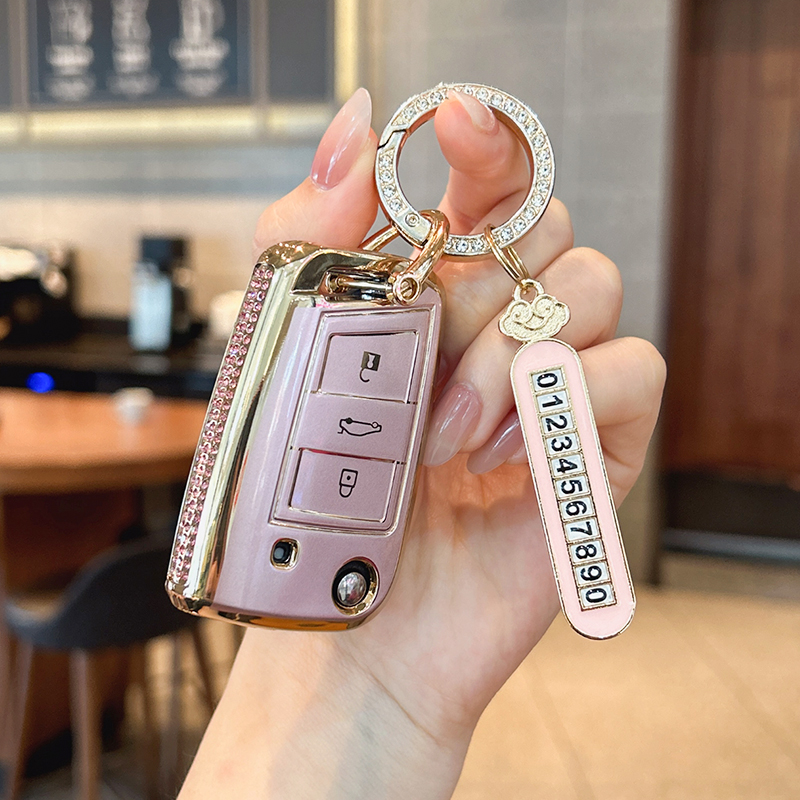 大众钥匙套速腾探岳帕萨特polo朗逸途观途岳新锐宝来迈腾探歌车壳