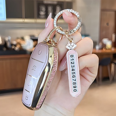 比亚迪钥匙套海豹06秦PLUS唐dmi海豚海鸥e2壳宋pro秦汉ev扣e6包壳