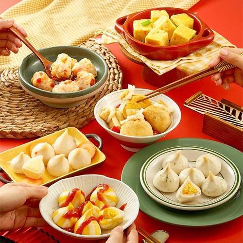 台湾鱼籽福袋混合装火锅丸子永圆