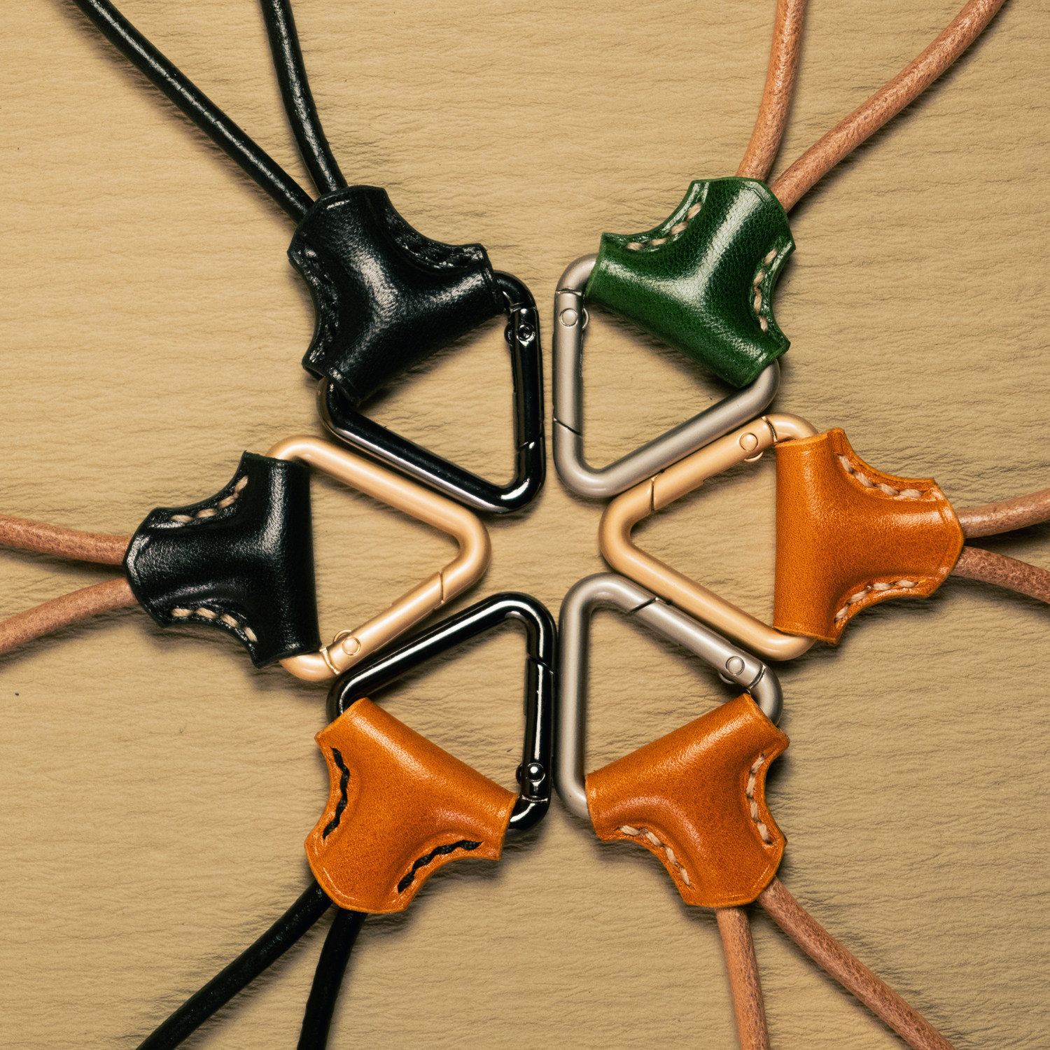 大橙手工手机壳挂绳防摔牛皮绳原创设计复古手腕挂饰钥匙圈多功能