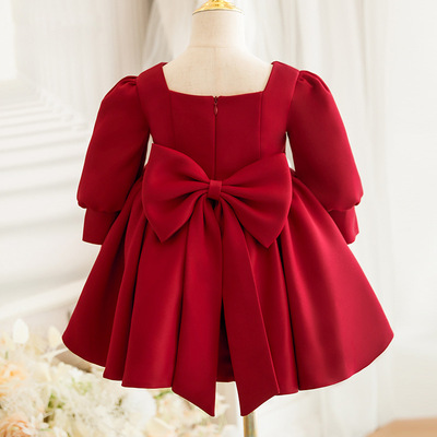 女宝宝周岁礼服公主裙生日宴会