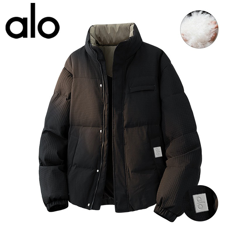 官方奥特莱斯品牌折扣 美式加绒加厚保暖立领羽绒服男冬季