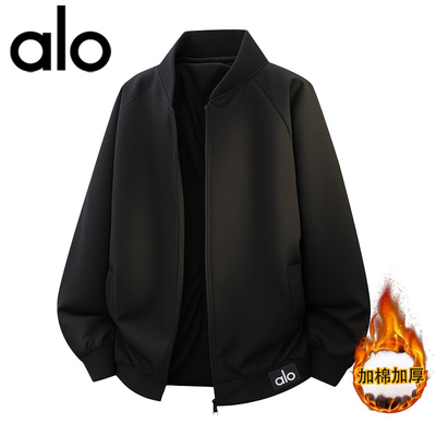 官方奥特莱斯品牌折扣 冬季男款休闲棒球领棉衣加棉加厚棉服