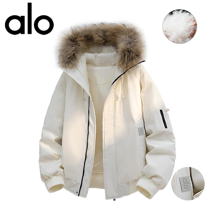 官方奥特莱斯品牌折扣 冬季时尚毛领加绒户外保暖男羽绒服外套