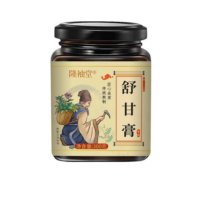 隆袖堂舒甘膏300g瓶装栀子甘草决明子鸡内金山楂正品养生冲调膏滋