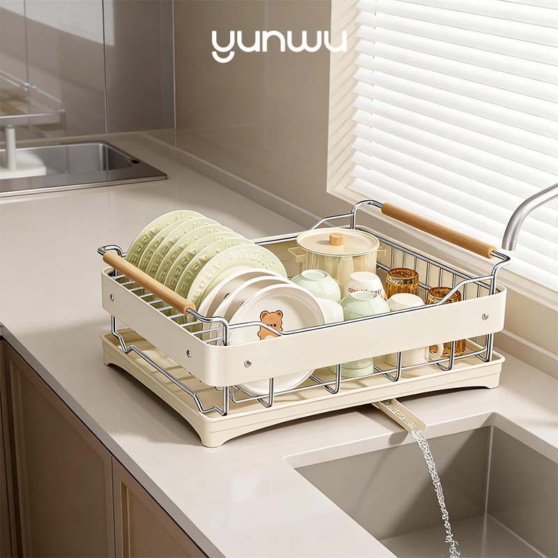 云物生活厨房台面不锈钢沥水篮