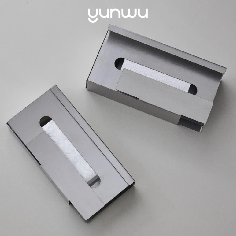 云物生活不锈钢纸巾盒开放式放置