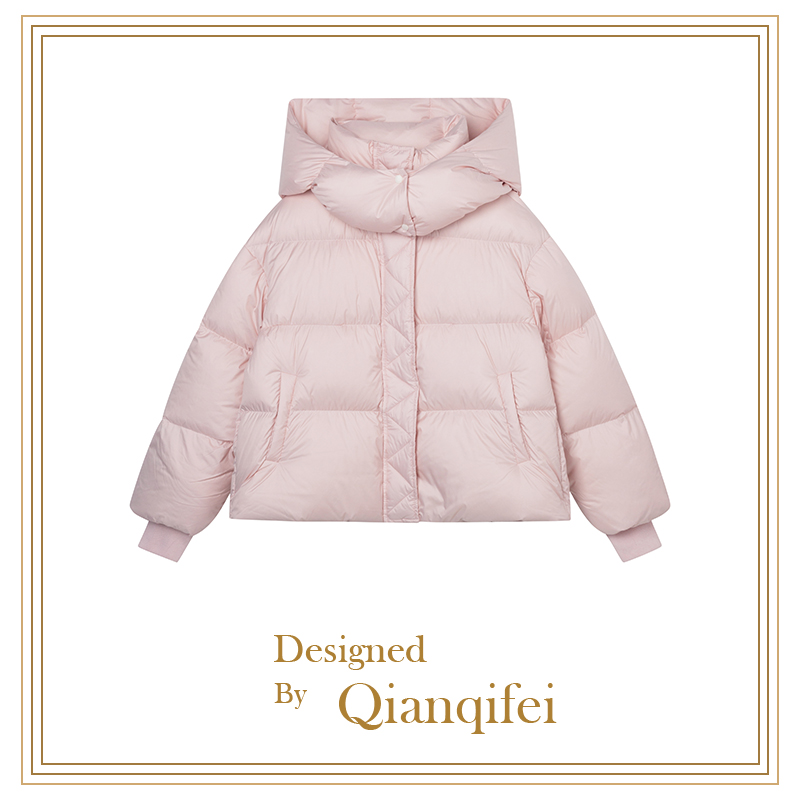 【5原】2023新款简约时尚宽松加厚短款鹅绒服 MW28892