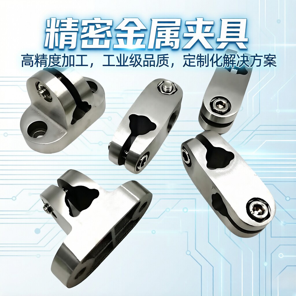 304不锈钢十字T型光轴固定夹