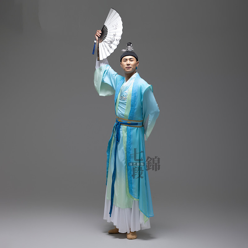 古典舞蹈桃花源记同款表演服出租图片
