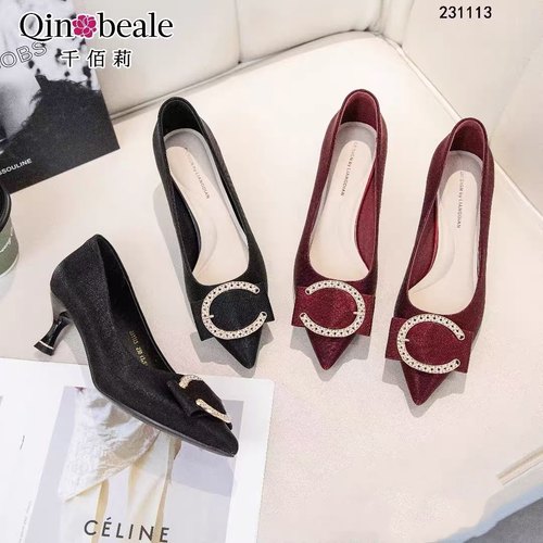 千佰莉法式婚纱结婚高跟鞋