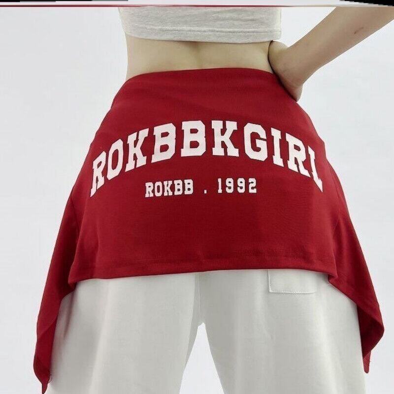 红色屁帘跳舞专用爵士上衣臀巾腰搭hiphop配饰jazz女士运动腰链