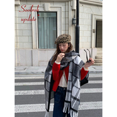 soolrok 叠穿内搭上衣 修身 松未韵一 韩系三色假两件羊毛针织开衫