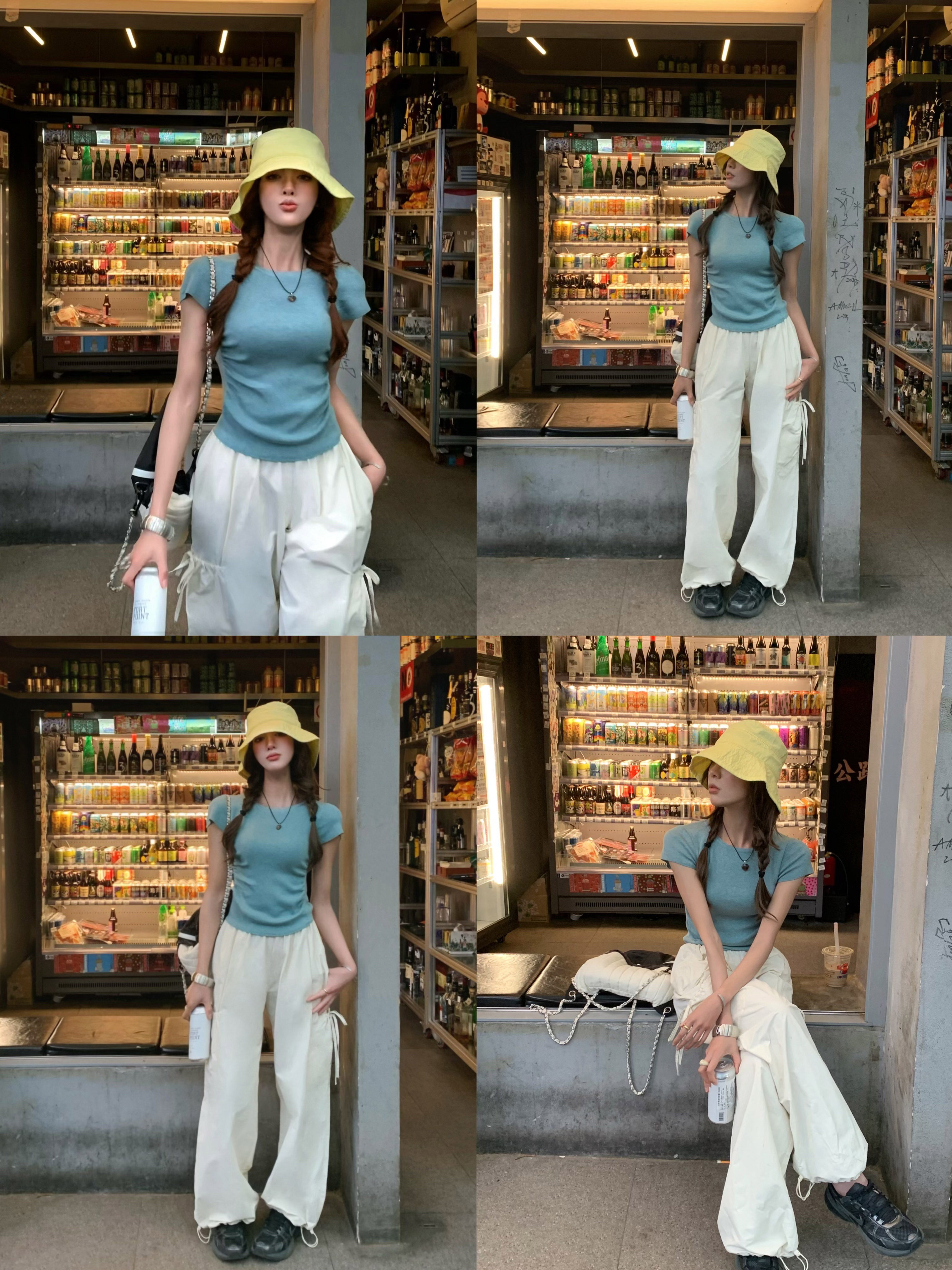 soolrok 松未韵一 松弛定律 小众蝴蝶结口袋直筒裤百搭高腰休闲裤,女装/女士精品,休闲裤,淘宝优惠券,粉丝福利购,淘宝优惠卷