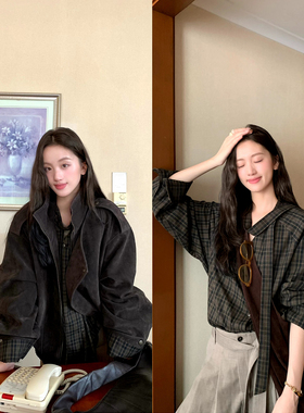 soolrok 松未韵一   高智开局 小众设计感v领飘带两色衬衫上衣