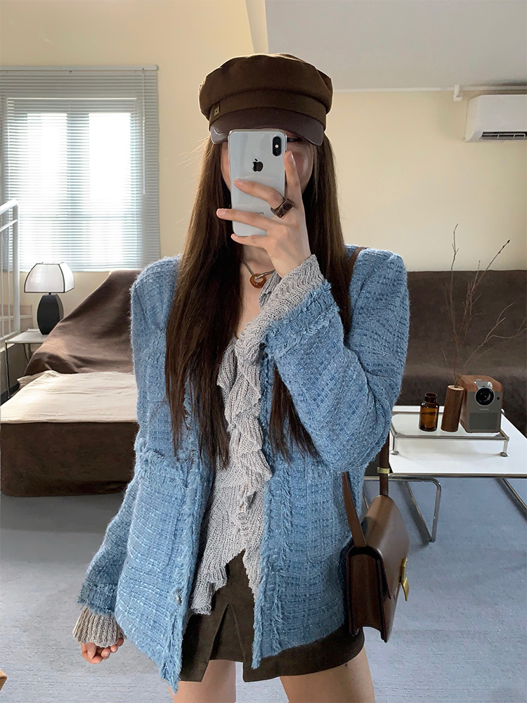 soolrok松未韵一设计感小香外套