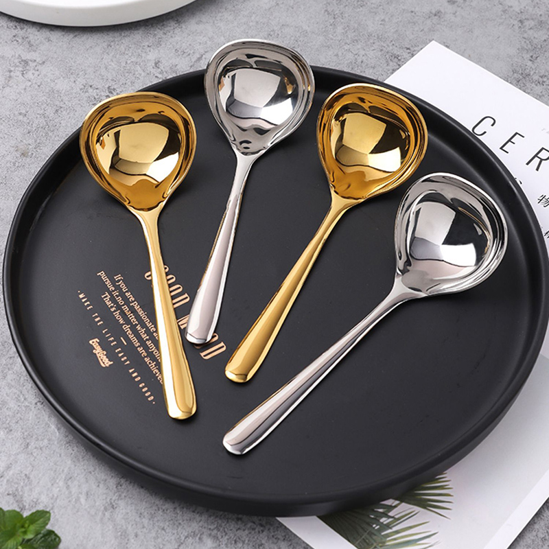 304不锈钢汤勺大号长柄盛汤勺子