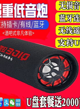 蓝牙音箱大功率重低音车载低音炮