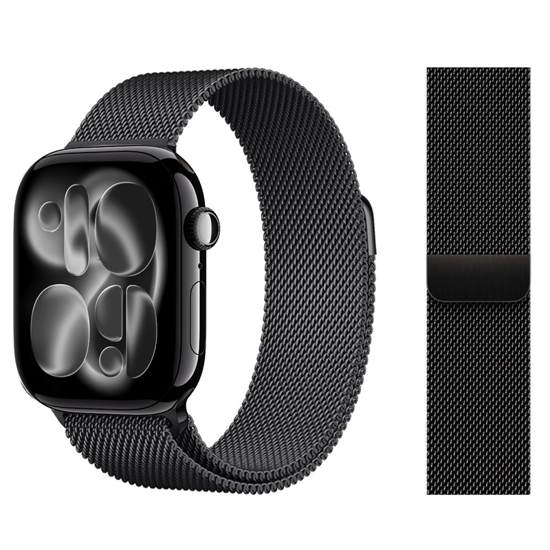 适用iwatch表带米兰尼斯磁吸