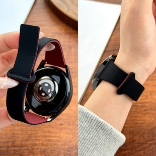 gt2e运动撞色高级感小蛮腰 智能磁吸硅胶gt4卡扣腕带gt3男士 适用华为gt6表带gt5手表带pro新款 watch5腕带女款