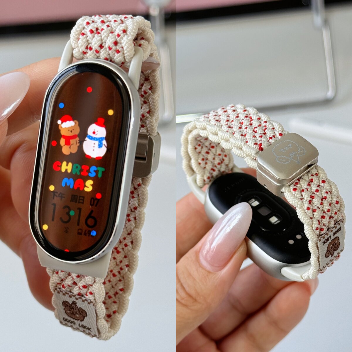 适用小米手环10表带9NFC尼龙编织